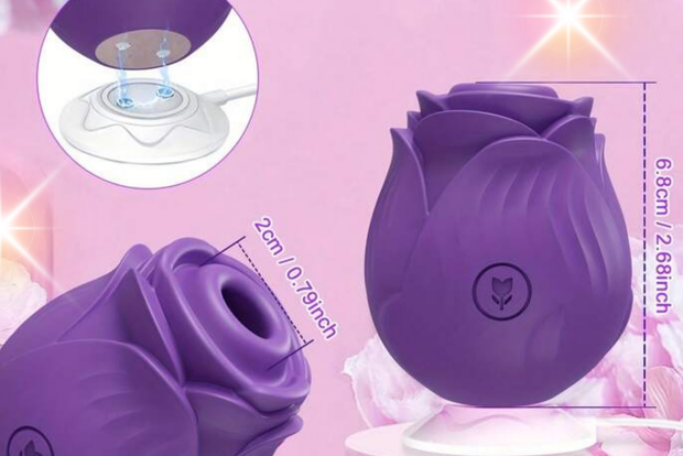 "Demure Delight: Suction & Tongue Rose Bundle"